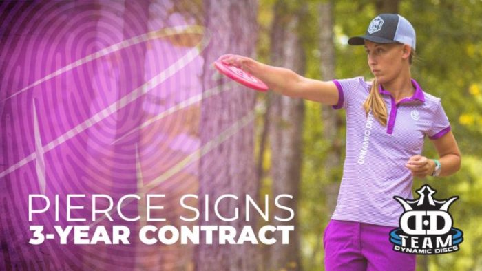 Paige Pierce, Dynamic Discs Extend Contract 3 Years